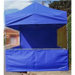 Tenda Sanfonada 2x2  em nylon600 com suporte p/ 1 balcão