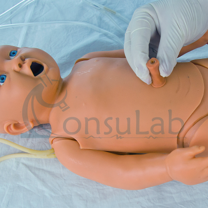 Manequim Bebê Simulador para Treino de RCP, Intubação e Enfermagem