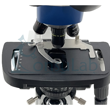Microscópio Biológico Binocular até 1600x Serie Blue
