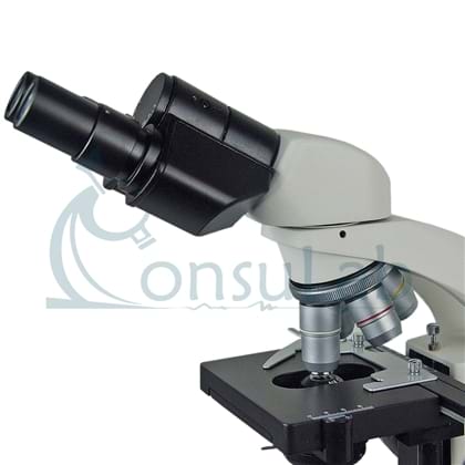 Microscópio Biológico Binocular com Ampliação de 40x até 1000x (opcional até 2000X), Óptica Plana, I