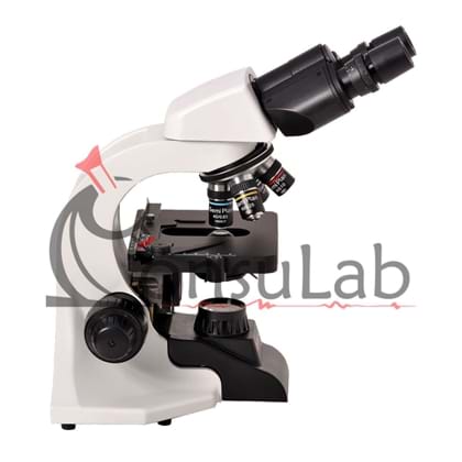 Microscópio Biológico Binocular com Aumento 40x até 1000x, Objetivas Semi Planacromáticas e Iluminação 3W LED