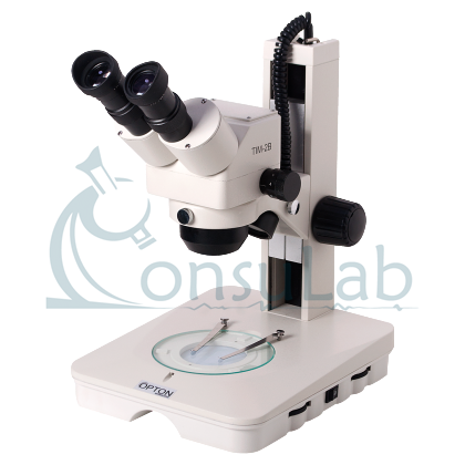 Microscópio Estereoscópico Binocular, Zoom 1X ~ 4X, Aumento 10X ~ 160X e Iluminação Transmitida e Refletida LED
