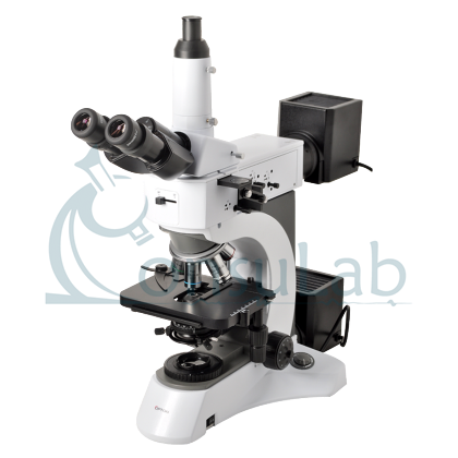 Microscópio Trinocular com Aumento 50x Até 1000x, Objetiva Planacromática Infinita