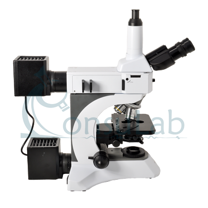 Microscópio Trinocular com Aumento 50x Até 1000x, Objetiva Planacromática Infinita