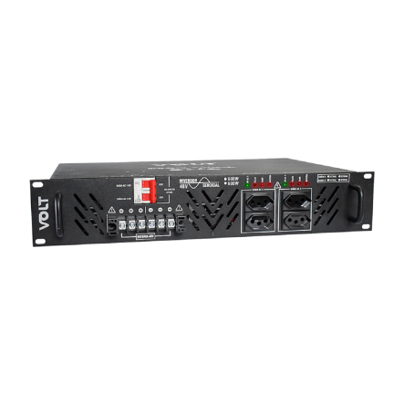 Inversor Senoidal Rack 2u 48vdc - 220v 600w+600w