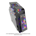 Gabinete Gamer Micro ATX c/ Design CaseMod lateral de Vidro Acompanha 6 Fans