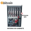 Gabinete p/ Rack 19" 4U Micro ATX Bitcoin Mineração