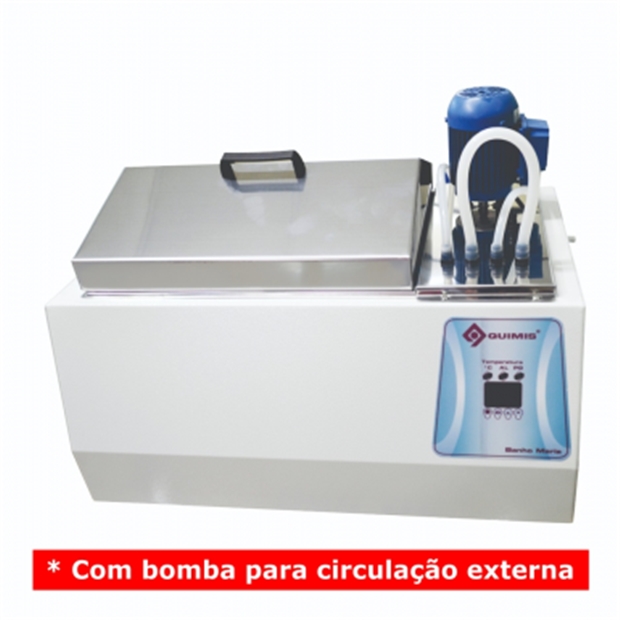 BANHO MARIA MICROPROCESSADO COM RAMPAS E PATAMARES COM BOMBA E SERPENTINA