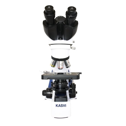 Microscópio Ótica Infinita (Uis) Binocular. Unidade. Objetivas planacromáticas 4X, 10X, 40X(S), 100X