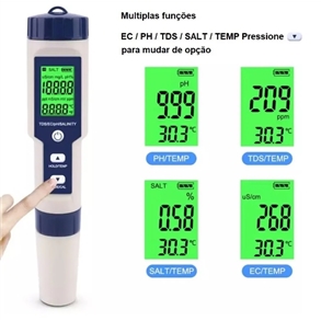 Medidor Multi-Função para pH/CE/TDS/Temp-MMF