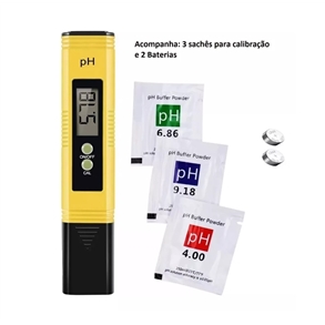 pH-Metro digital c/ calibração auto.