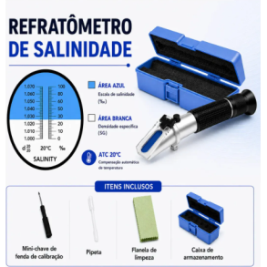 Refratômetro Salinômetro