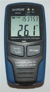 Data Logger de Temperatura & Umidade modelo Akrom KR420