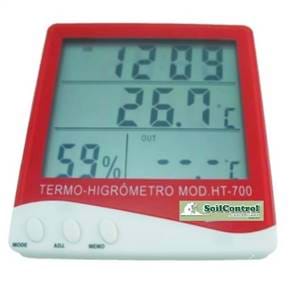 Termohigrômetro Digital c/Sensor Interno & Externo